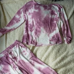 Tie-dye pajamas